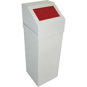 TKG Abfallbehälter Saubermann Deckel rot 65 Liter