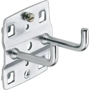 Werkzeughalter doppelt 50 x 35 mm senkrechtes Hakenende