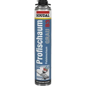 SOUDAL Profi-Pistolenschaum Gun grau 750ml, - 38L Ausbeute