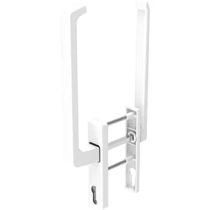 GU-966 PSK mZ Drehgriffgarnitur DIRIGENT innen/außen flach, mit PZ, weiß