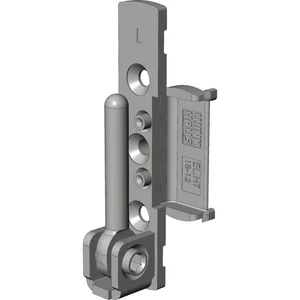 WINKHAUS Ecklager EL.HT.18-12.LS, 12/18-9V/13V, 130 kg, links, silber