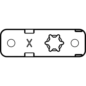 ROTO NT/NX Fang-/Putzscheren Unterlage 3,5 mm graubraun (347134)