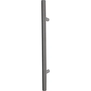 SCHÖSSWENDER Stoßgriffpaar - L: 500 mm, Lochabstand: 300 mm, Edelstahl