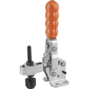 KIPP Senkrechtspanner Type K0058 Stahl vertikal mit waagrechtem Fuß F4=750N