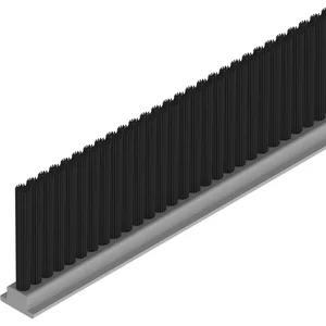 SOLIDO 100/HELM Bürste 17mm zu Blende H/G u. Anschlagkasten Glas auf Maß schwarz