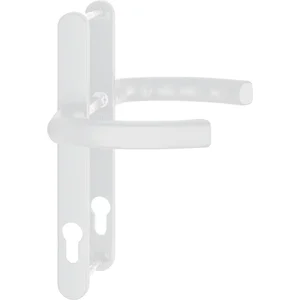 Drückergarnitur LIÈGE - auf Schmalschild 24 mm, 67 - 72, weiß