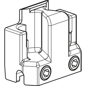 GU-966/200 Steuerteil, Zinkdruckguss silberfärbig