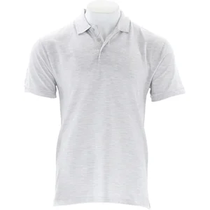 FRUIT OF THE LOOM Polo-Shirt Piqué Type F502 grau meliert S