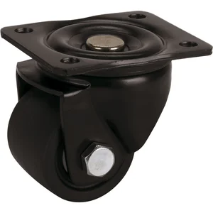 DÖRNER + HELMER Lenkrolle Schwarz Platte 75 mm 600 kg