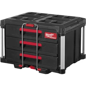 MILWAUKEE Koffer mit 3 Schubladen Packout