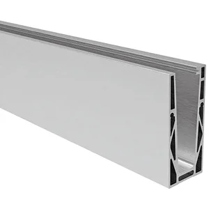 ECONOMY Bodenprofil 0004 ECO zur aufgesetzten Montage, 6000 mm, Aluminium blank