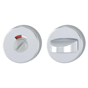 HOPPE WC - Rosette ø 53, Höhe 9, inkl. VK-Stift 5 x 65 mm, silber eloxiert