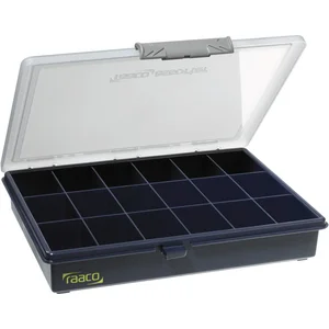 RAACO Sortimentkoffer Assorter 5-18 mit 18 fixen Fächern 240 x 195 x 43 mm
