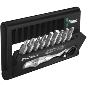 WERA Bit Satz Zyklop Mini 1 Bit Ratsche Phillips/Pozidriv/Torx®/Sechskant 10-tlg