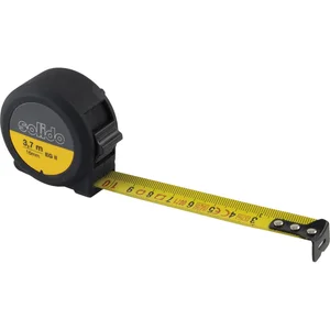 SOLIDO Rollbandmaß 3,7 m x 16 mm schwarz EG-Prüfzeichen Genauigkeit II