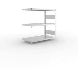 META Steck-Anbauregal 1025 x 1000 x 500 mm 3 Fachböden 150 kg