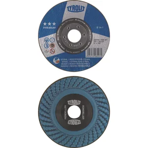 TYROLIT Rondeller Premium*** 115 mm Korn 36 für Metall 2in1 Form 29RON