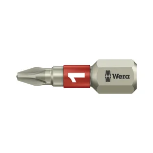 WERA Bit-Einsatz Edelstahl 3851/1TS 1/4"sechskant PH 1/25 mm Phillips