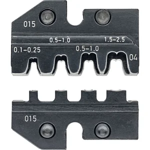 KNIPEX Crimpeinsatz 974904, unisolierte offene Steckverbinder 2,8+4,8 mm