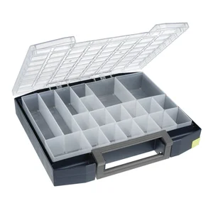 RAACO Sortimentkoffer Boxxser 80 8x8-20 Einsätze 401 x 465 x 78 mm