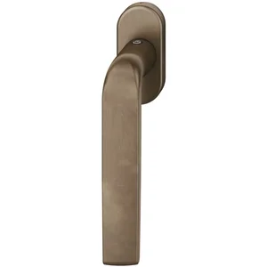 FSB Fenstergriff 34 1267 ovale Rosette 32,5x70, Bronze dunkel patiniert gewachst