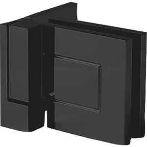 DORMA-Glas Duschtürband TANORA S2 90° Glas-Wand, links, Messing schwarz matt