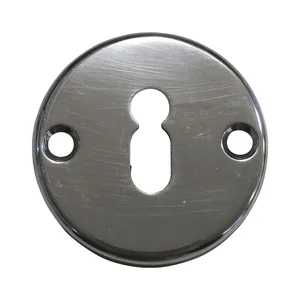 Schlüsselrosette BB WGAB6 aufschraubbar, ohne Hangerl, ø 51 mm,Aluminium poliert