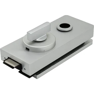 Schloss Studio 1121 WC m. Riegelolive, Glas 8 mm, Alu silber eloxiert (10.154)