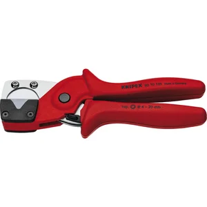 KNIPEX Rohrabschneider für Pneumatikschläuche 9010, 4-20mm, K-Griff, L=185mm