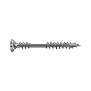 SPAX Fassadenschraube Linsensenkkopf 4.5x 50 TX20 mit Fixiergewinde Edelstahl A2