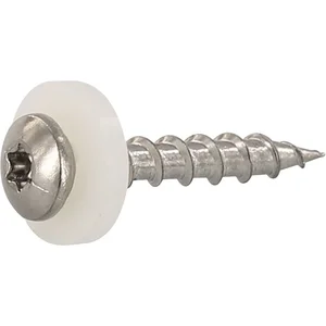 Fensterbankschraube 3.9x32 Torx 15 Edelstahl A2 mit Polyamid-Scheibe