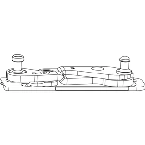 MACO Ecklager POWER 3-flg. Holz FT 24 mm, 13V, links (215829)