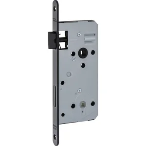 DORMAKABA Einstemmschloss ergo WC, DM 50,VK8, Edelstahl schwarz matt RAL 9005
