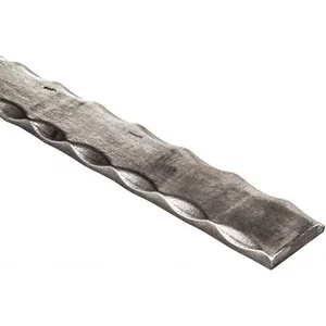 ARTEFERRO Handlauf seitlich gehämmert, 40 x 8 x 3000 mm, Schmiedeeisen