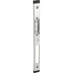 Schließblech GU-Secury verstellbar links, Falz 11/20 mm,verzinkt silber