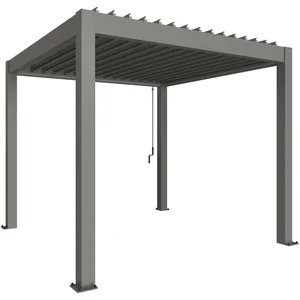 BIOHORT Pergola Gr. 3 x 3 quarzgrau