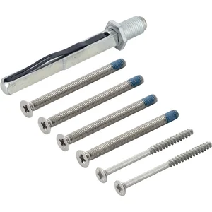 HOPPE Befestigungsset für Wechselgarnituren SERTOS, mit Vierkantstift 8,5 x 90