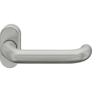 FSB Rahmentürdrücker 97 0625 Hochhaltefeder ovale Rosette Aluminium silber