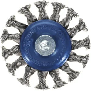 OSBORN Rundbürste mit Schaft 75 x 12 x 6 mm Edelstahldraht gezopft 0,5 mm