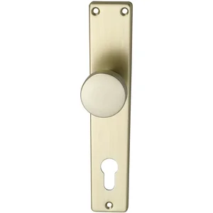 SCH-LINE Knopflangschild EUROPA, PZ 88, Wechsel-Rollstift M 10, neusilber elox.