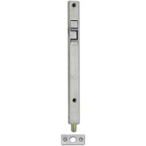 Türkantriegel U-Gehäuse mit Griffschieber 400 x 24 x 15 mm, Hub 25, verzinkt