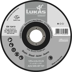 LUKAS Schruppscheibe Premiumflex* 230 x 6,5 mm Form 27
