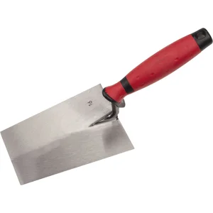 STUBAI Maurerkelle geschmiedet, konisch geschliffenes Blatt 180 mm, 2K Griff