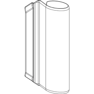 MACO Abdeckung Bandwinkel AS/PVC, perlhellgrau/silber RAL 9022 (43760)