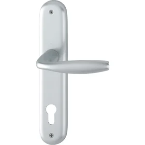 HOPPE Drückergarnitur NEW YORK - Schild PZ 88, 35 - 45, silber eloxiert