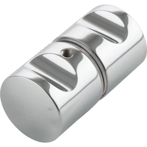 Duschtürknopf KN-K4AL, 32 x 30 mm, Aluminium verchromt poliert