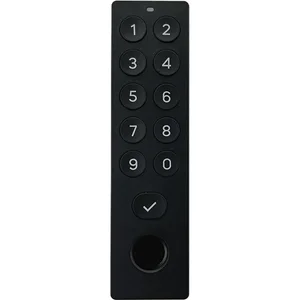 TEDEE Keypad PRO Zahlentastatur mit Fingerprint, 125 x 33 x 23,5 mm, schwarz