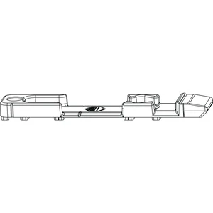 MACO Kippschließteil senkrecht Euronut 6/8/4, Falzluft 12 mm, universal (33932)