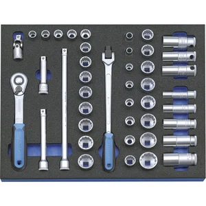 GEDORE Steckschlüssel-Satz 3/8" 2005 CT2-D 30 in 2/4 CT-Modul 43-teilig