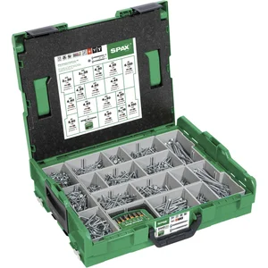 SPAX SNK Montagekoffer / L-BOXX, T-STAR plus, Wirox-Silber, ( 2.445 Stk )